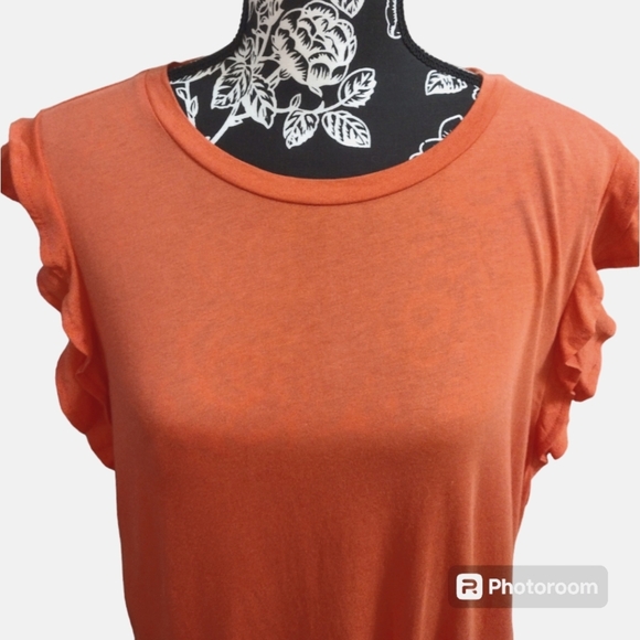 Michael Michael Kors Ruffle Capped Sleeve Top - Picture 2 of 5